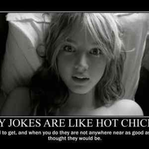 Obrázek 'my-jokes-are-like-hot-chicks'