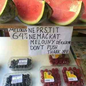 Obrázek 'neprstit melouny'