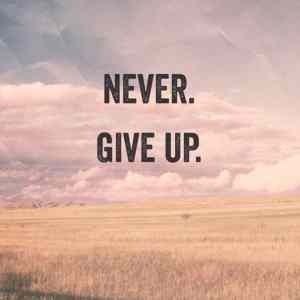 Obrázek 'never. give up'
