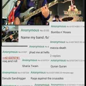 Obrázek 'never ask for a band name on 4chan '