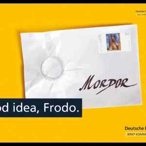 Obrázek 'nice try frodo'