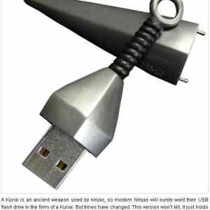 Obrázek 'ninja USB kunai'