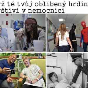 Obrázek 'oblibeny hrdina v nemocnici'