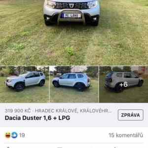 Obrázek 'ojeta Dacia Duster cena otaznik'