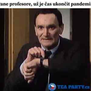 Obrázek 'pane profesore je cas ukoncit pandemii'
