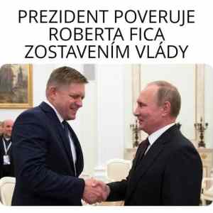 Obrázek 'prezident poveruje zostavenim vlady'