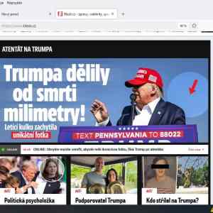 Obrázek 'pry  Kulka Donalda Trumpa'