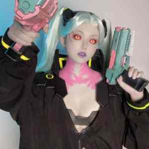 Obrázek 'rebecca cyberpunk edgerunners cosplay'