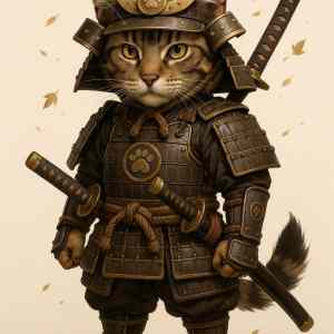 Obrázek 'samurai cat fixed'
