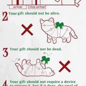Obrázek 'secret santa office rules'