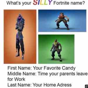 Obrázek 'silly fornite name'