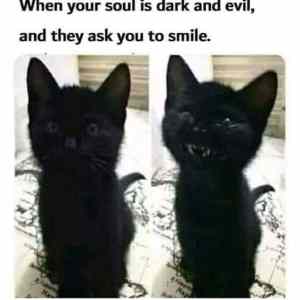 Obrázek 'smile you dark soul'