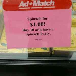 Obrázek 'spinach party'