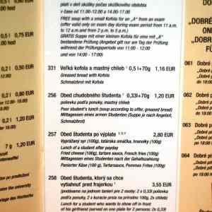 Obrázek 'studentske  menu'