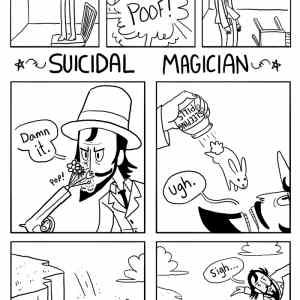 Obrázek 'suicidal magician'