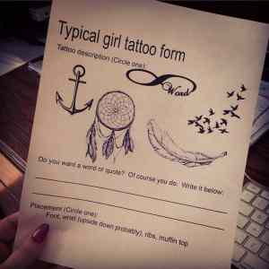 Obrázek 'typical girl tattoo'