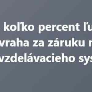 Obrázek 'uroven vzdelavacieho systemu'