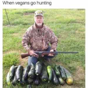 Obrázek 'vegans - hunting'