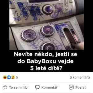 Obrázek 'vejde se petilete dite do babyboxu'