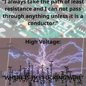 Obrázek 'voltage is a friend'