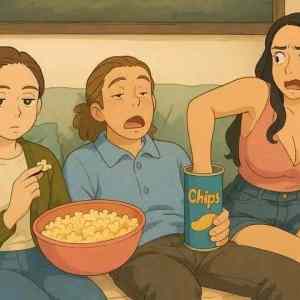 Obrázek 'watching TV together'