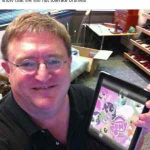 Obrázek 'we will not tolerate bronies'