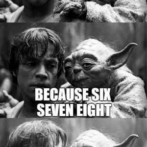 Obrázek 'why is 5 afraid of 7'