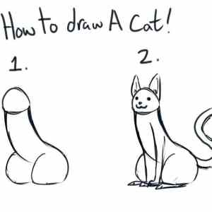 Obrázek 'xHow to draw a cat'