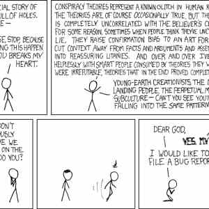 Obrázek 'xkcd conspiracy theories'