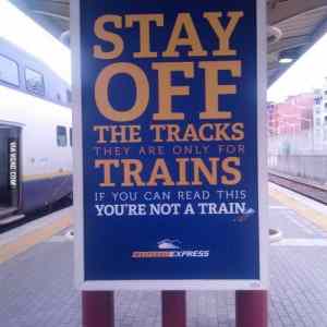 Obrázek 'youre not a train'