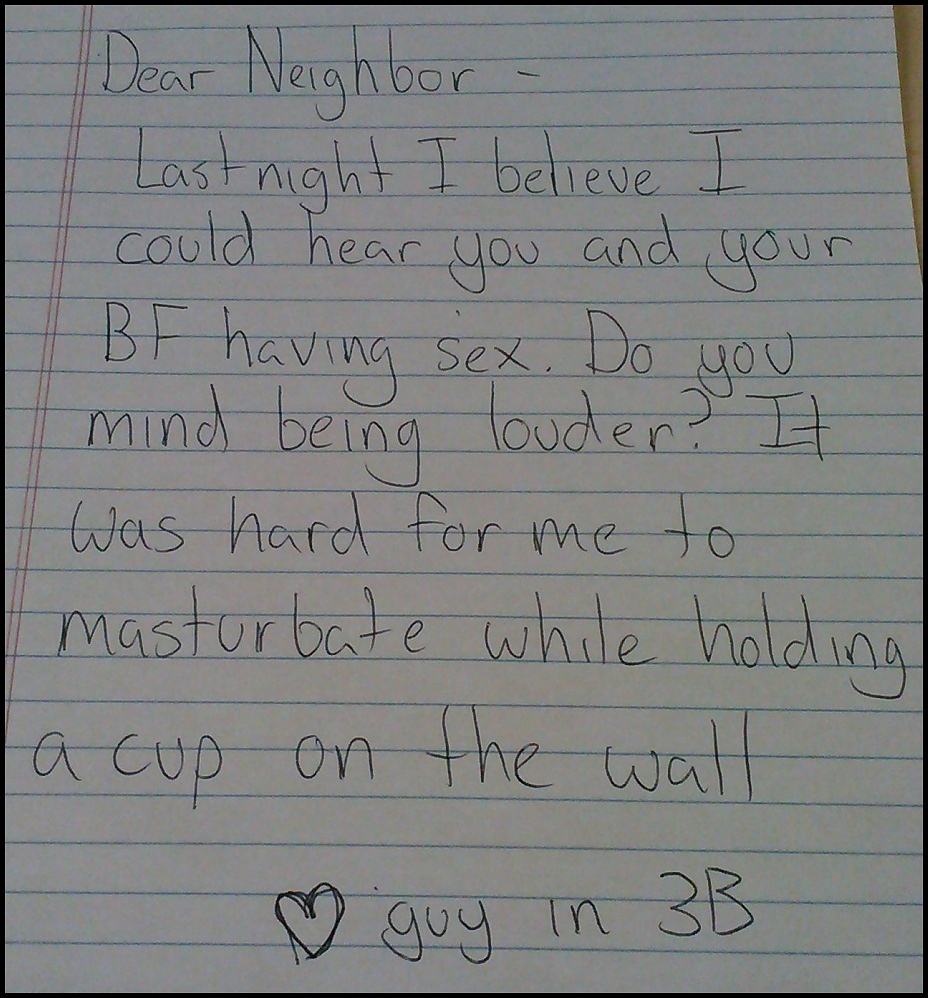 Obrázek -Dear Neighbor-      27.10.2012