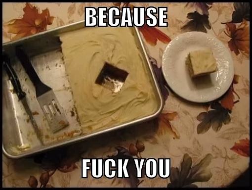 Obrázek -Fuck You Cake-      23.11.2012