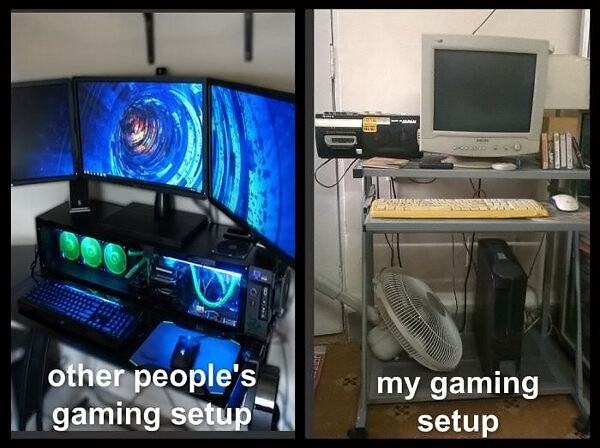 Obrázek -Gaming setup-      29.11.2012