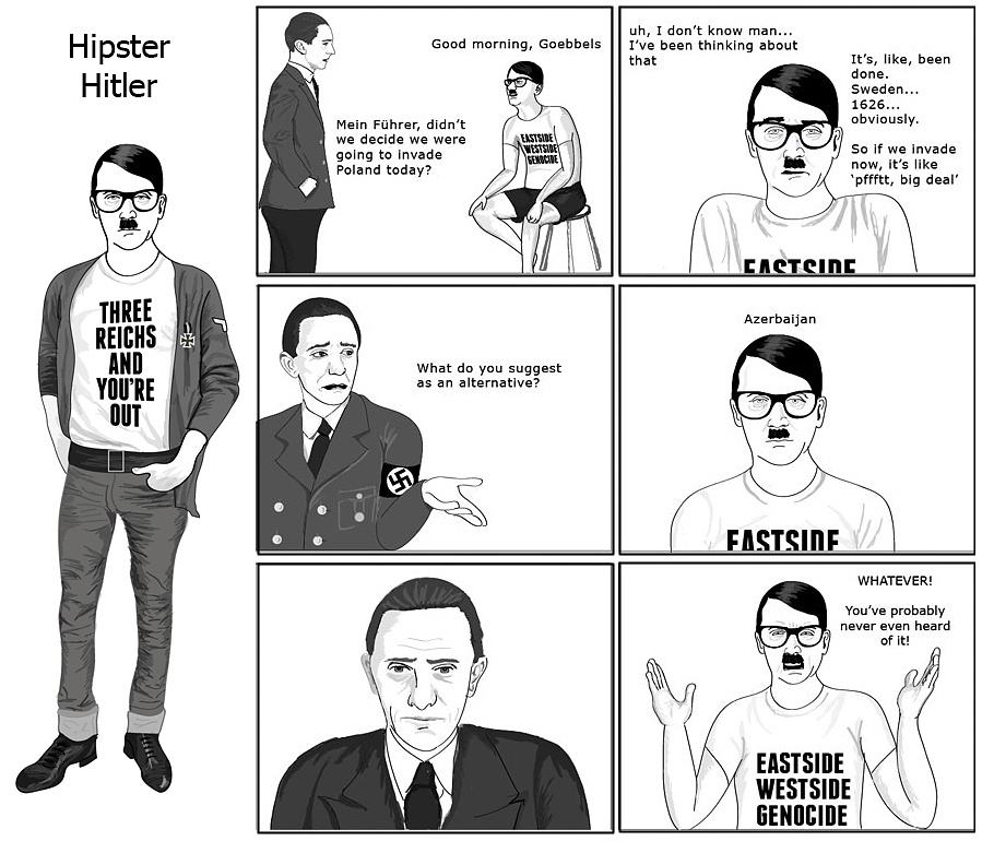 Obrázek -Hipster Hitler-      20.09.2012