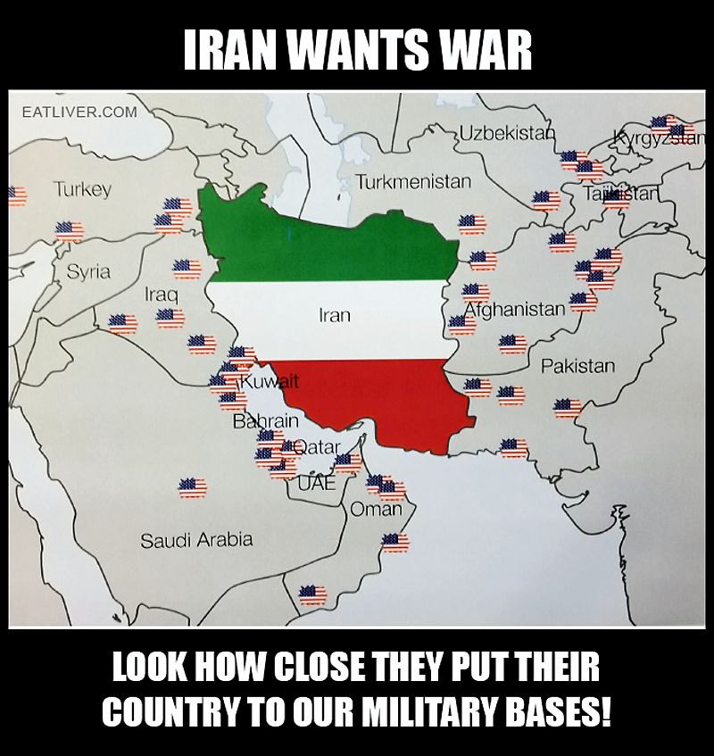 Obrázek -Iran Obviously Wants War-