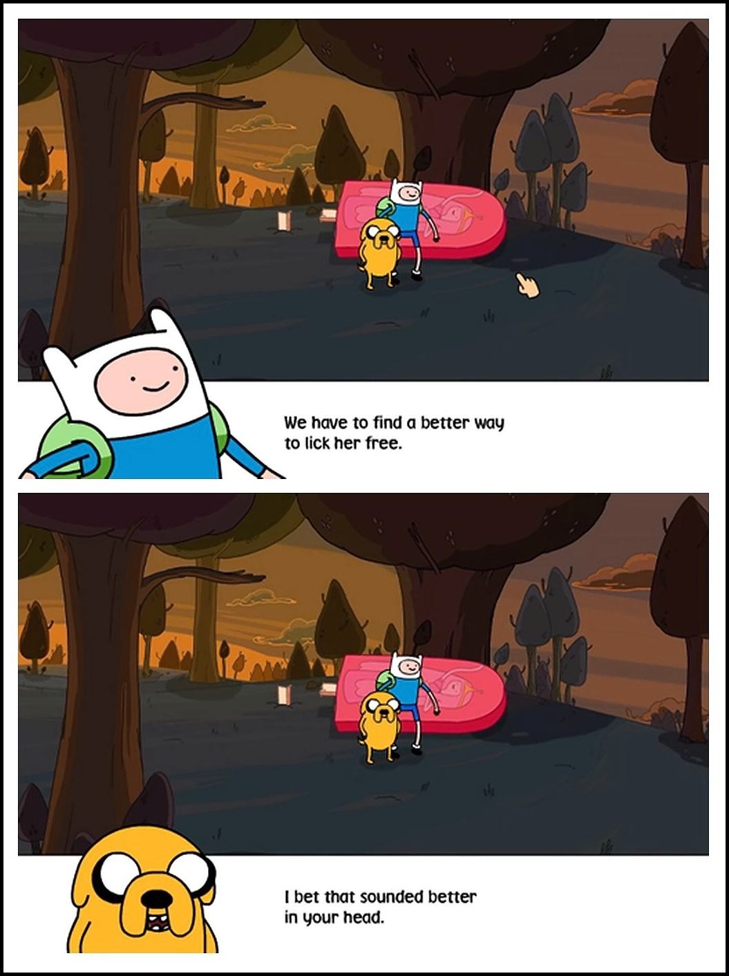 Obrázek -No one ever believes me when I say Adventure Time is for adults-      25.11.2012