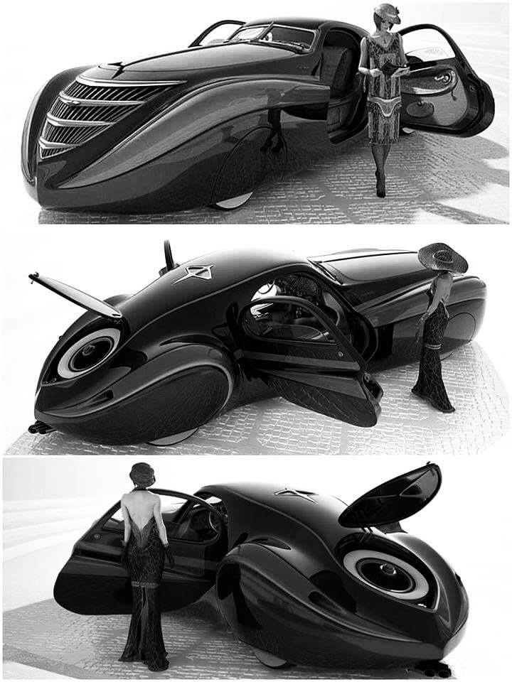 Obrázek - 1939 Duesenberg Coupe Simone Midnight Ghost -