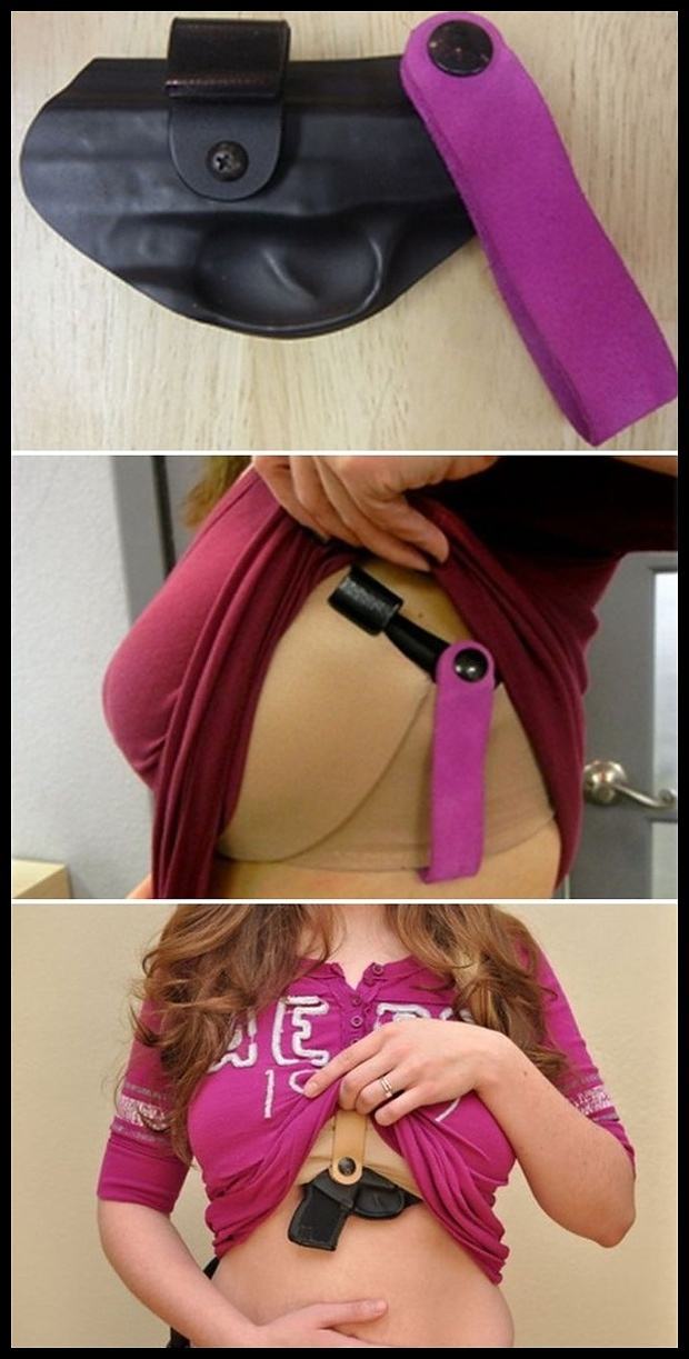 Obrázek - A Very Smart Gun Holster for Girls -      14.03.2013