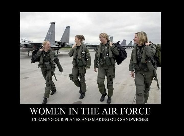 Obrázek - Air forces women -      04.03.2013