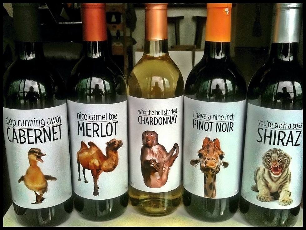Obrázek - Creative wine labels -      23.05.2013