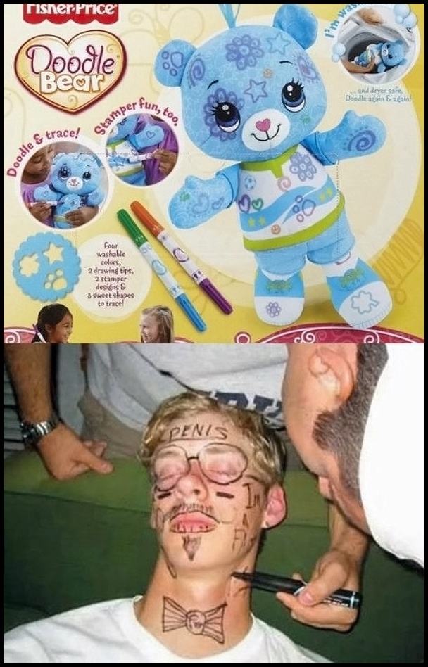 Obrázek - Doodle Bear For Big Kids -      02.02.2013