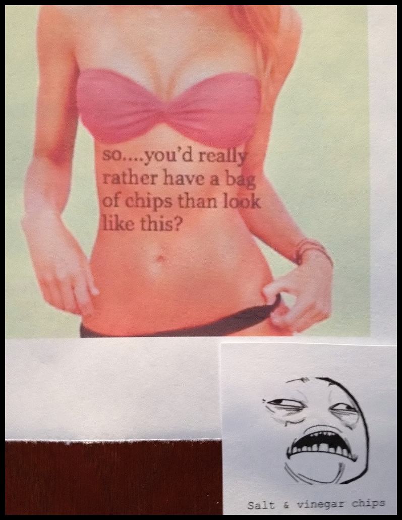 Obrázek - Girls at the office put up motivation for the summer - I had to ad a footnote -      24.02.2013
