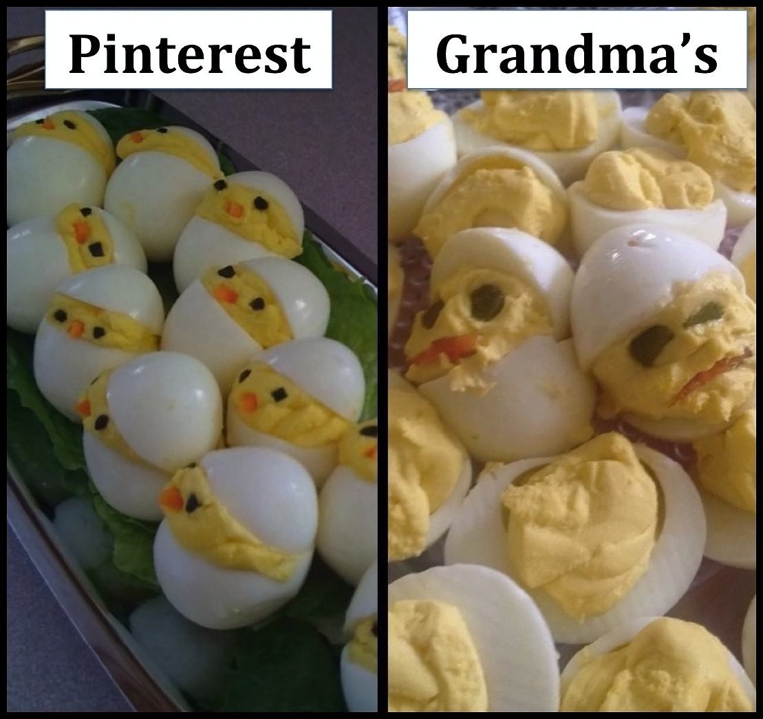 Obrázek - Grandma vs Pinterest - Deviled Eggs Edition -      27.04.2013