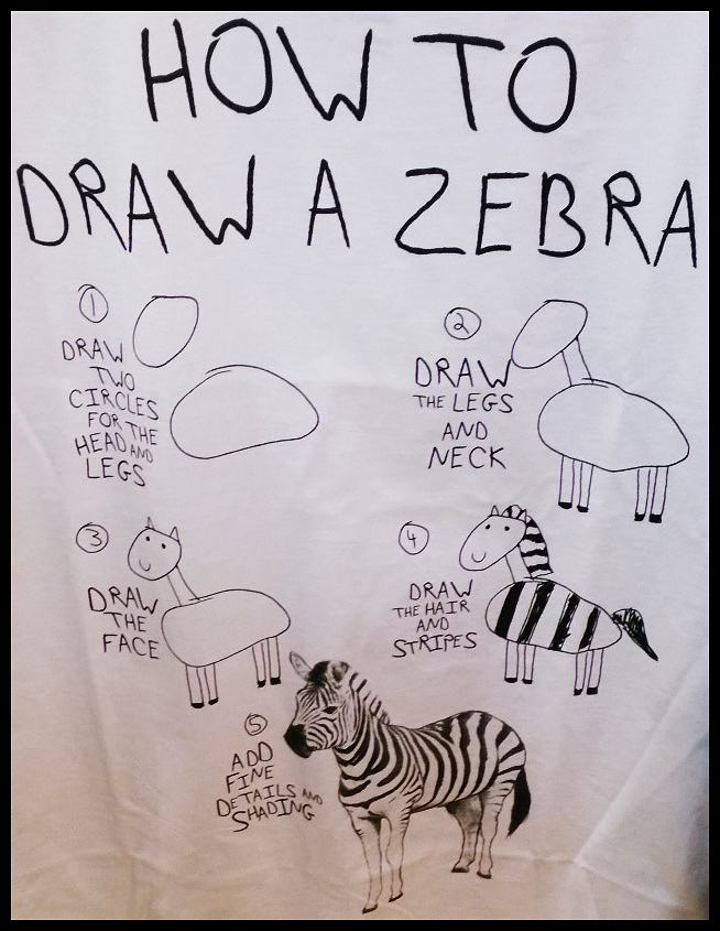 Obrázek - How to draw a zebra -      07.05.2013