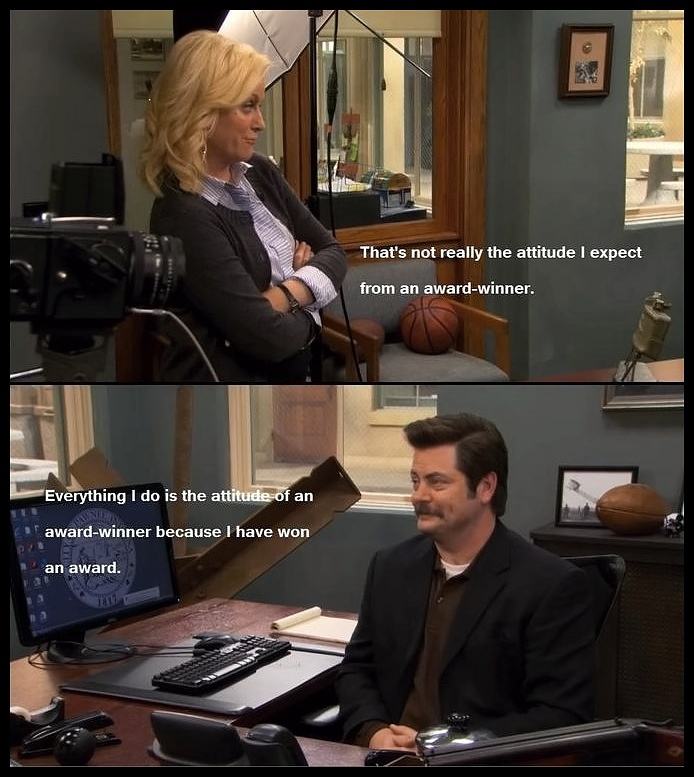 Obrázek - Logic from Ron Swanson - Woman of the Year -      24.03.2013