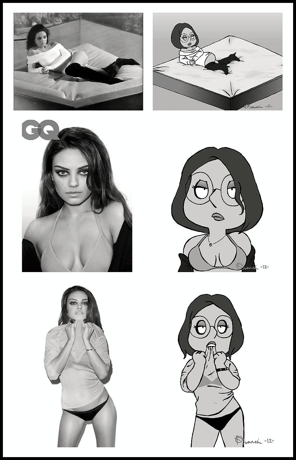 Obrázek - Mila Kunis vs Meg Griffin -      02.05.2013