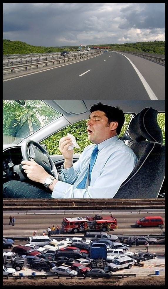 Obrázek - My biggest fear while driving -      09.07.2013