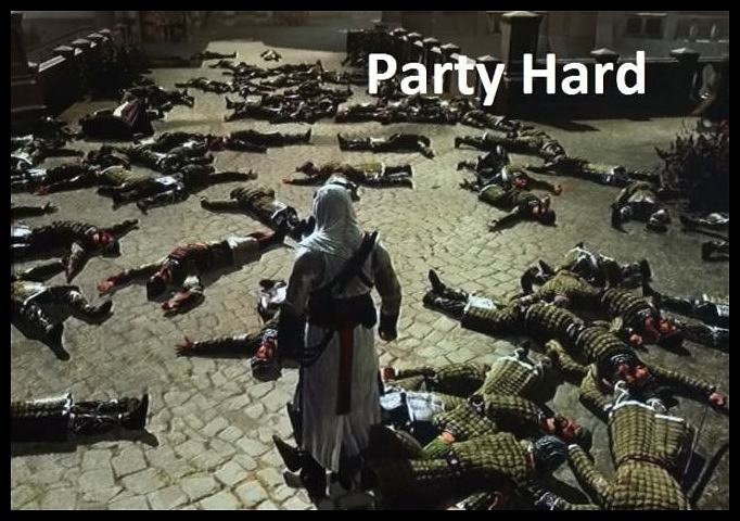 Obrázek - Party hard -      03.04.2013