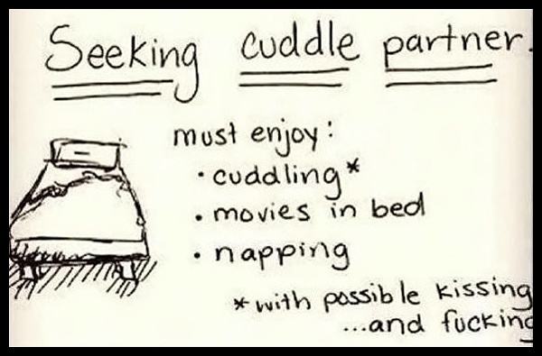 Obrázek - Seeking A Cuddle Partner -      03.05.2013