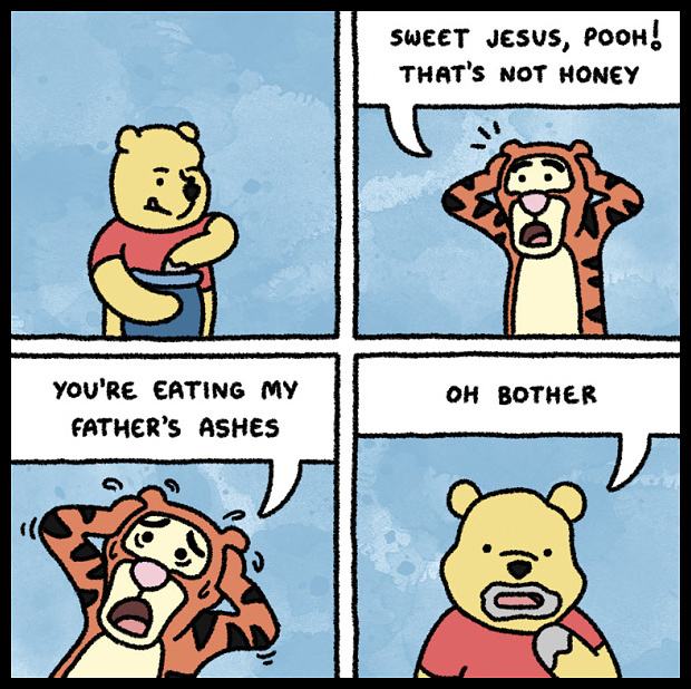 Obrázek - Sweet Jesus - Pooh - Thats not honey -      08.07.2013